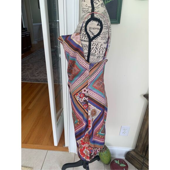 Urban Outfitters Mallory Cowl Neck Mini Slip Dress Spaghetti Strap NWT - Picture 2 of 12